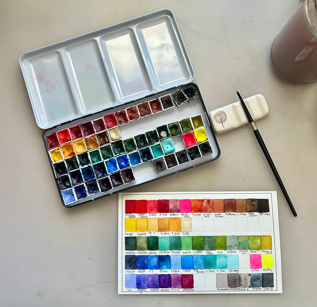 Inside my Palette: My Go-To Watercolor Colors